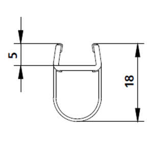 Kermi Ersatz-Ersatz-Dichtung senkrecht