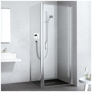 Kermi Liga Pendeltür für Duschwanne 1-flügelig 90 x 185 cm, Anschlag rechts