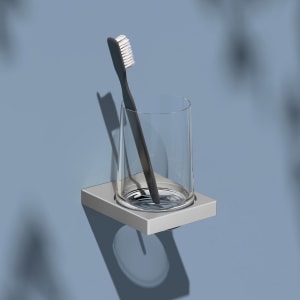 Keuco EDITION 11 Glashalter mit Echtkristallglas