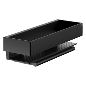 Keuco EDITION 11 Black Selection Duschkorb mit Glasabzieher