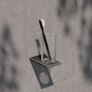 Keuco EDITION 400 Glashalter mit Echtkristallglas