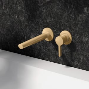 Keuco EDITION 400 Einhebel-Waschtischmischer Unterputz, 2-Loch, Ausladung 19,7 cm