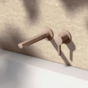 Keuco EDITION 400 Einhebel-Waschtischmischer Unterputz, 2-Loch, Ausladung 19,7 cm