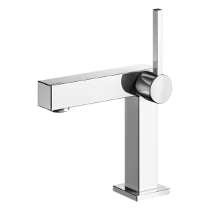 Keuco EDITION 90 Square Einhebel-Waschtischmischer mit Ablaufgarnitur, Ausladung: 11,5 cm