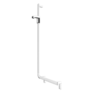 Keuco AXESS Winkelgriff 90° mit Brauseschieber links, 58,1 x 8 x 130,1 cm