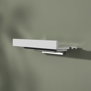 Keuco Reva Duschablage mit Glasabzieher