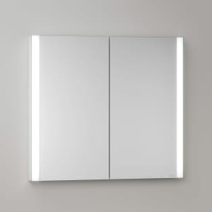 Keuco Royal Metis LED Unterputz-Spiegelschrank 80 x 71 cm, 2 Türen mit Spiegelheizung