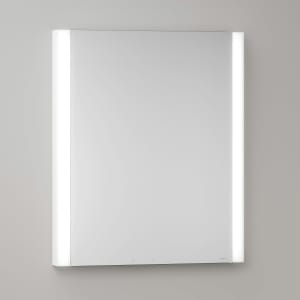 Keuco Royal Metis LED Unterputz-Spiegelschrank 60 x 71 cm mit Spiegelheizung, Türanschlag rechts, französiche Ausführung