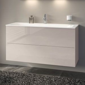 Keuco X-Line Waschtischunterbau mit 2 Auszügen, 120 x 60,5 cm