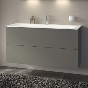 Keuco X-Line Waschtischunterbau mit 2 Auszügen, 120 x 60,5 cm