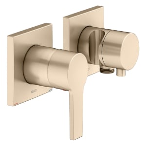 Keuco EDITION 11 Einhebelmischer Set für 2 Verbraucher, mit Schlauchanschluss und Brausehalter