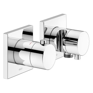 Keuco EDITION 11 Thermostatarmatur Set für 3 Verbraucher, mit Schlauchanschluss und Brausehalter