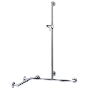 Keuco Plan Care Duschhandlauf mit Brausestange 110 x 90 cm