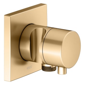 Keuco IXMO Umstellventil für 2 Verbraucher, Unterputz, mit Schlauchanschluss und Brausehalter, Rosette eckig