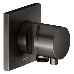 Keuco IXMO Umstellventil für 2 Verbraucher, Unterputz, mit Schlauchanschluss und Brausehalter, Rosette eckig