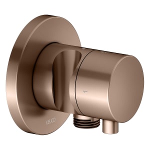 Keuco IXMO Ab- und Umstellventil für 2 Verbraucher, Unterputz, mit Schlauchanschluss und Brausehalter, Rosette rund