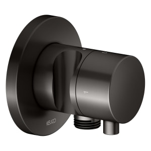 Keuco IXMO Ab- und Umstellventil für 2 Verbraucher, Unterputz, mit Schlauchanschluss und Brausehalter, Rosette rund