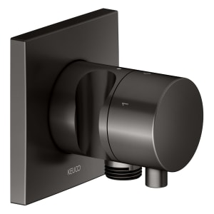 Keuco IXMO Ab- und Umstellventil für 3 Verbraucher, Unterputz, mit Schlauchanschluss und Brausehalter, Rosette eckig