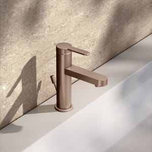 Keuco IXMO Flat Einhebel-Waschtischmischer 100, mit Zugstangen-Ablaufgarnitur