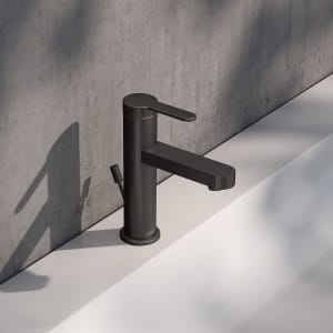 Keuco IXMO Flat Einhebel-Waschtischmischer 100, mit Zugstangen-Ablaufgarnitur