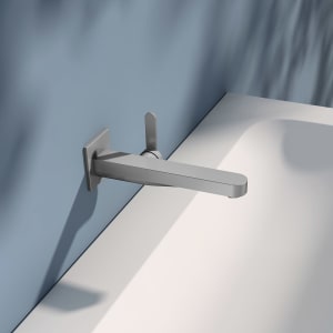 Keuco IXMO Flat Einhebel-Waschtischmischer Unterputz, Ausladung 22,5 cm, eckig