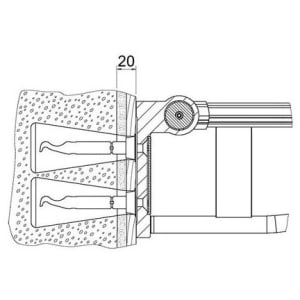 Keuco Plan Befestigungs-Set Nr.10