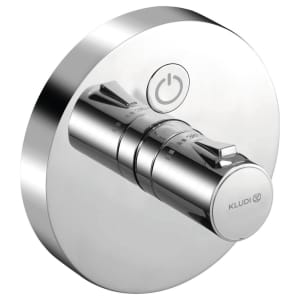 Kludi PUSH Unterputz-Brause-Thermostatarmatur, mit Drucktaste für 1 Verbraucher