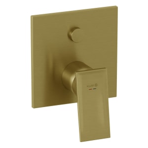 Kludi DECUS Unterputz-Wannenfüll- und Brause-Einhandmischer, Feinbau-Set mit Druckumstellung