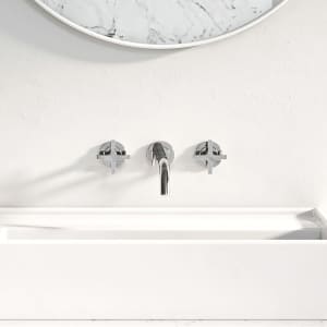 Kludi NOVA FONTE Classic 3-Loch-Waschtischarmatur für Wandmontage