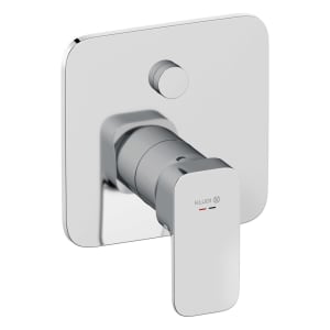 Kludi RENON Unterputz-Wannenfüll- und Brause-Einhandmischer, Feinbau-Set, für 1 Verbraucher