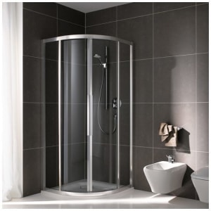 Koralle myDay Viertelkreis Duschabtrennung VSF 80 x 80, Radius 55 cm