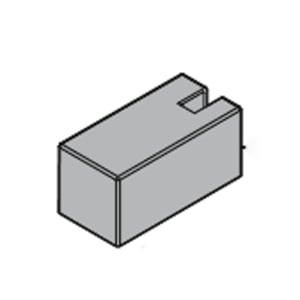 Koralle S600Plus Ersatz-Haube komplett rechts zu WalkIn Schiebetür mit Festelement rechts Type DSW2 R
