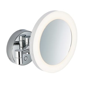 8inch Wandmontage Kosmetikspiegel LED Beleuchtet 7Fach Rasierspiegel Wandspiegel