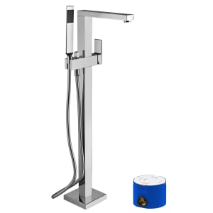 Kronenbach Quara 3.0 Freistehende Wannenarmatur inkl. Grundkörper für Bodenmontage