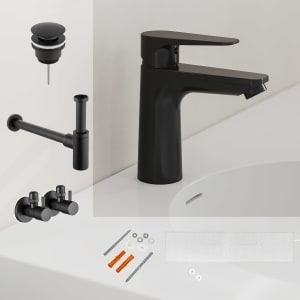 Kronenbach Radia 3.0 Montage- und Armaturenset für Waschtisch