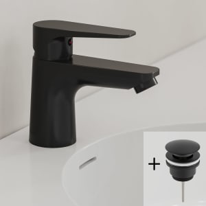 Kronenbach Radia 3.0 Waschtisch-Einhebelmischer S mit Pop UP Ablaufventil, wassersparend