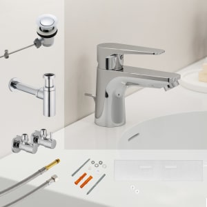 Kronenbach Radia 3.0 Montage- und Armaturenset S für Waschtisch