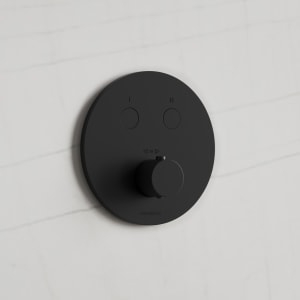 Kronenbach Smart Push Thermostat Unterputz für 2 Verbraucher, runde Ausführung