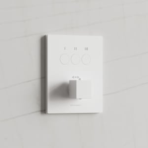 Kronenbach Smart Push Thermostat Unterputz für 3 Verbraucher, eckige Ausführung