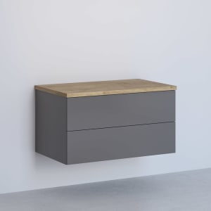 Kronenbach Cube Sideboard 81 cm mit 2 Auszügen und TIP-ON