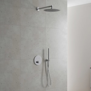 Kronenbach Smart Push Thermostat Duschsystem Unterputz für 2 Verbraucher, rund