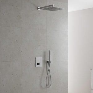 Kronenbach Smart Push Thermostat Duschsystem Unterputz für 2 Verbraucher, eckig