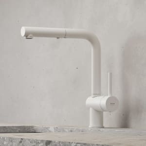 Kronenbach Lima Style Einhebel Küchenarmatur mit schwenkbarem Auslauf, herausziehbare Handbrause mit 2 Strahlarten