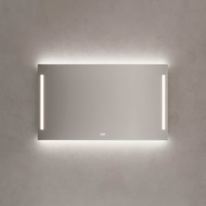 Kronenbach Sun Badspiegel 120 x 70 cm mit LED Seiten- und Hintergrundbeleuchtung