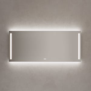 Kronenbach Sun Badspiegel 140 x 60 cm mit LED Seiten- und Hintergrundbeleuchtung