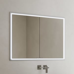 Kronenbach Cube 2.0 Spiegelschrank 100 cm, Unterputz, 2-türig