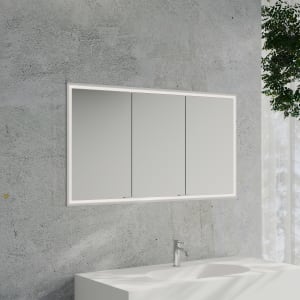 Kronenbach Cube 2.0 Spiegelschrank 140 cm, Unterputz, 3-türig