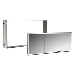 Kronenbach Cube 2.0 Spiegelschrank 160 cm mit Einbaurahmen, 3-türig