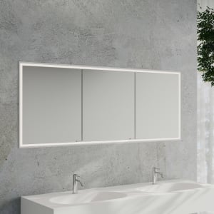 Kronenbach Cube 2.0 Spiegelschrank 180 cm, Unterputz, 3-türig
