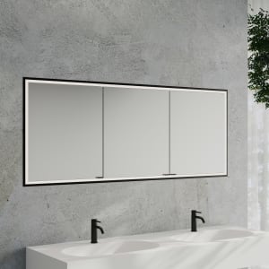 Kronenbach Cube 2.0 Spiegelschrank 180 cm, Unterputz, 3-türig